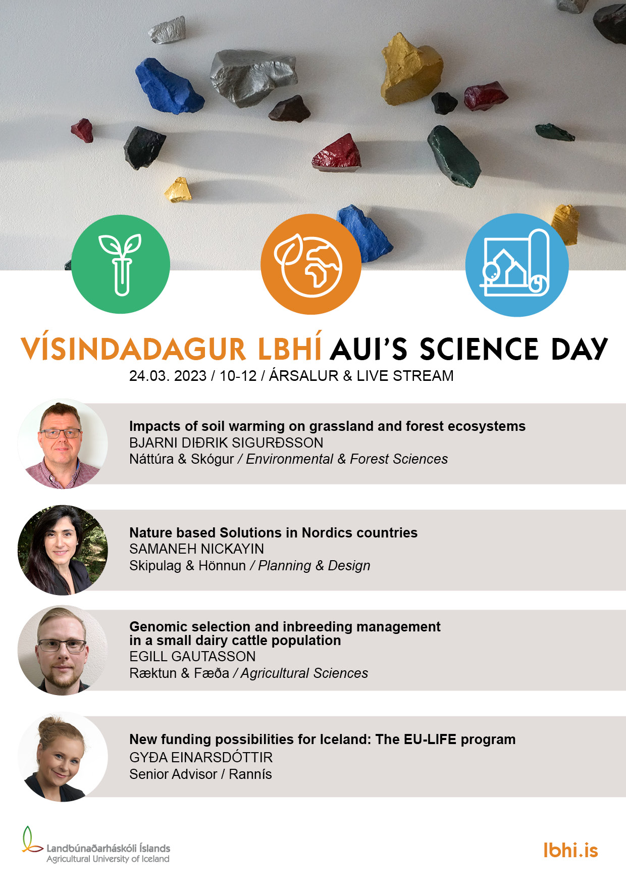 Vísindadagur LBHÍ / AUI's Science Day 